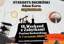 85 atrakcji w 18. edycji Weekendu z Zabytkami Powiatu Bocheńskiego – PROGRAM