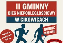 Ruszyły zapisy na II Gminny Bieg Niepodległościowy w Cikowicach