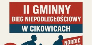 Ruszyły zapisy na II Gminny Bieg Niepodległościowy w Cikowicach