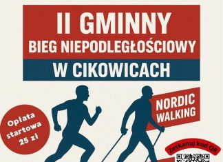 Ruszyły zapisy na II Gminny Bieg Niepodległościowy w Cikowicach