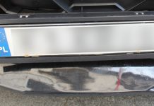 Bochnia. Na pojeździe posiadał mechanizm pozwalający na zmianę tablic rejestracyjnych