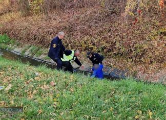 Bochnia. Mężczyzna wpadł do potoku Babica. Nietypowa interwencja straży miejskiej