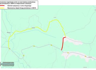 Leszczyna. Czasowe zamknięcie drogi powiatowej