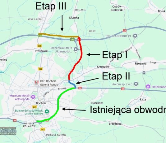 Przetarg na II etap obwodnicy Bochni z nowym terminem. Oferty do 27 marca