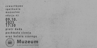 Muzeum w Bochni. W czwartek wykład „Pochwała cienia oraz koloru szarego”