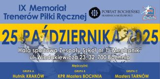 Bochnia. IX edycja Memoriału Trenerów Piłki Ręcznej – TERMINARZ