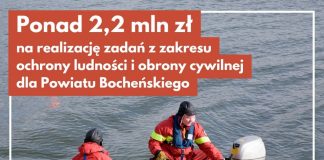 Ponad 2,2 mln zł dla Powiatu Bocheńskiego na ochronę ludności i obronę cywilną