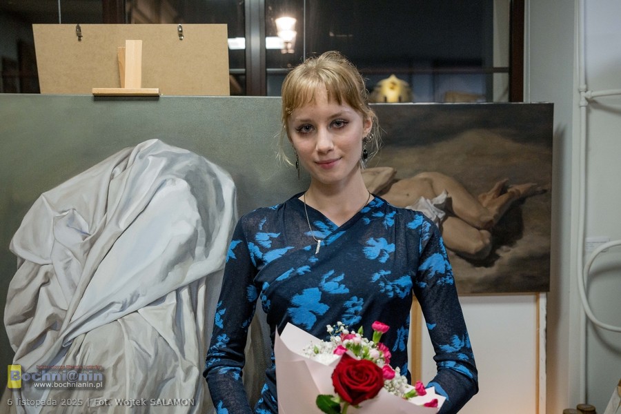 Kopalnia Sztuki Bochnia. Wernisaż prac Aleksandry Małyszek – ZDJĘCIA