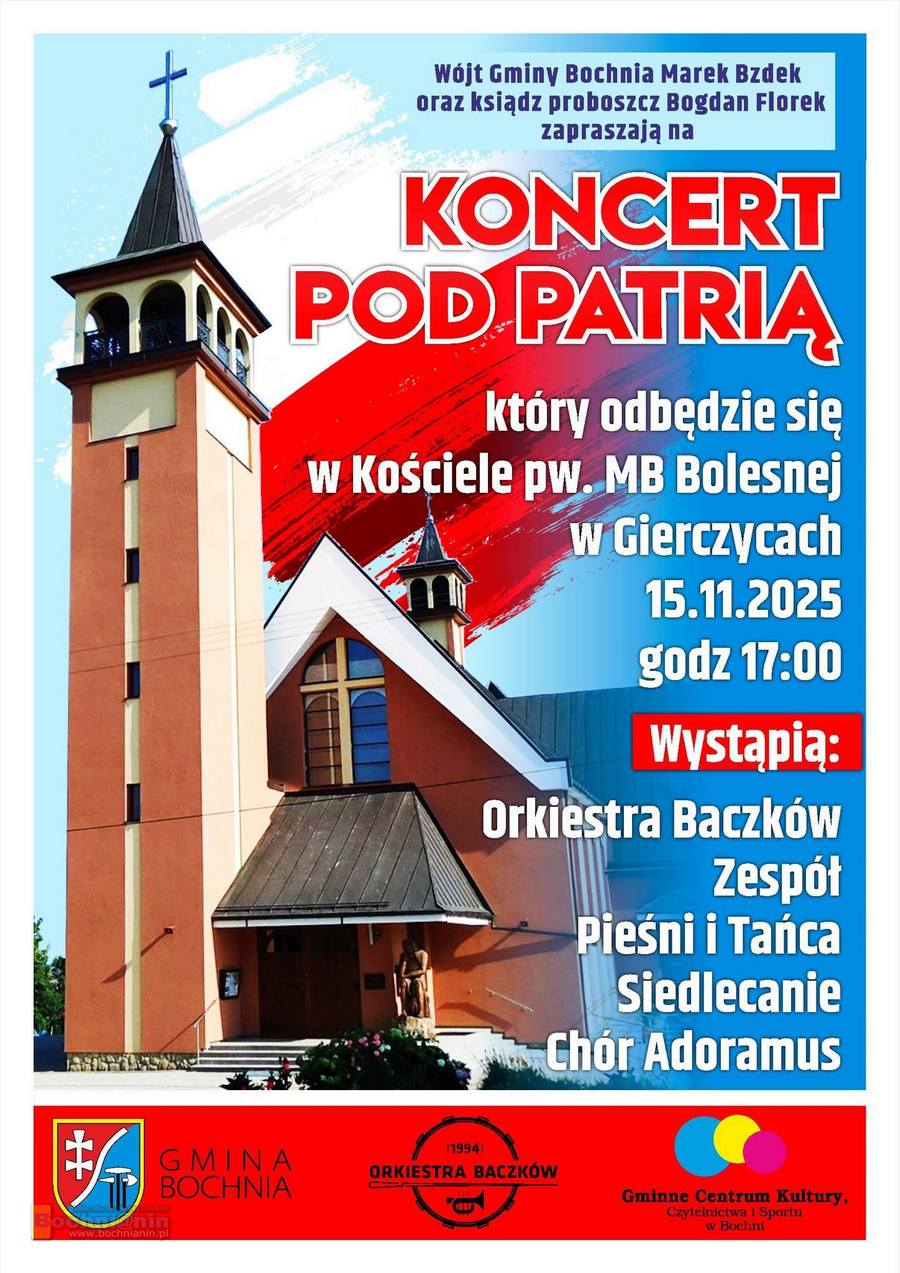 Gierczyce. W sobotę koncert „Pod Patrią” z okazji Święta Niepodległości