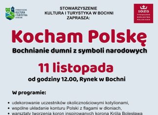 Kocham Polskę – Bochnianie dumni z symboli narodowych