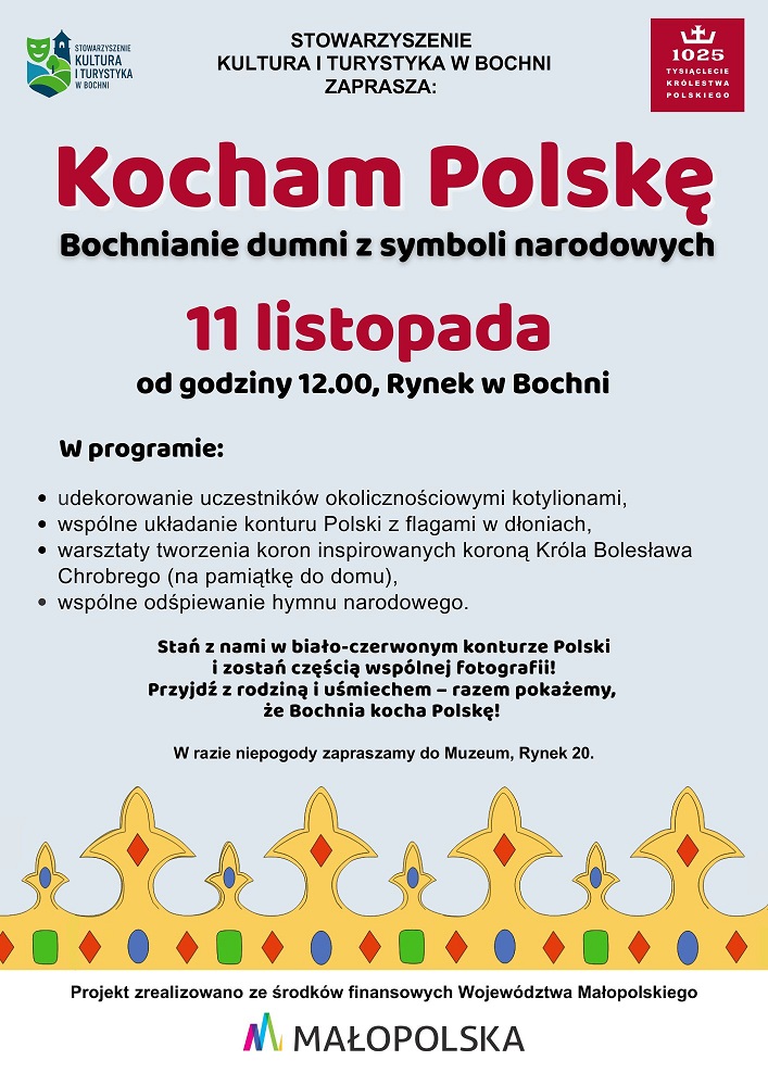 Kocham Polskę – Bochnianie dumni z symboli narodowych