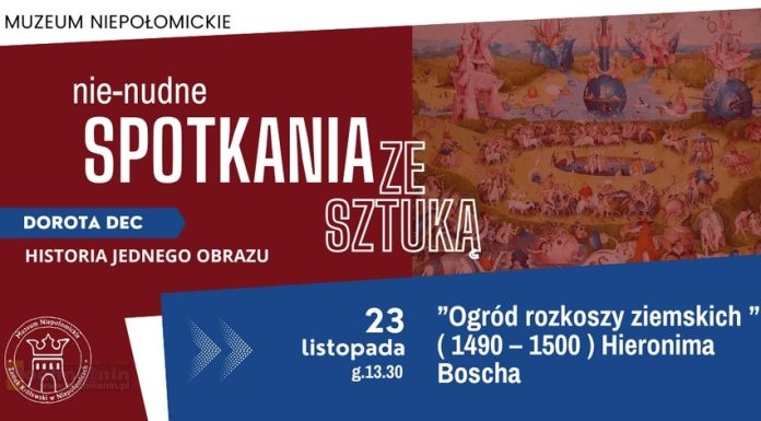 Niepołomice. Rusza specjalna edycja „Nie-nudnych spotkań ze sztuką” – w niedzielę pierwsze wydarzenie