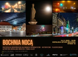„Bochnia nocą” – w piątek premiera wyjątkowego kalendarza na rok 2026