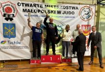 Judo. 1. miejsce MOSiR Bochnia w OMM w Tuchowie