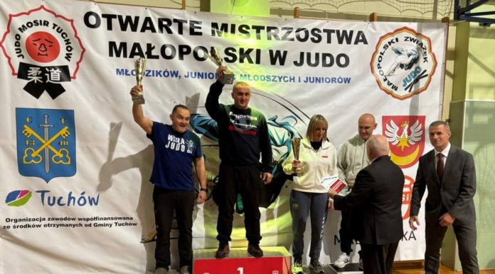 Judo. 1. miejsce MOSiR Bochnia w OMM w Tuchowie