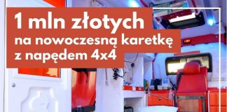 Powiat Bocheński otrzyma milion złotych na nową karetkę 4×4