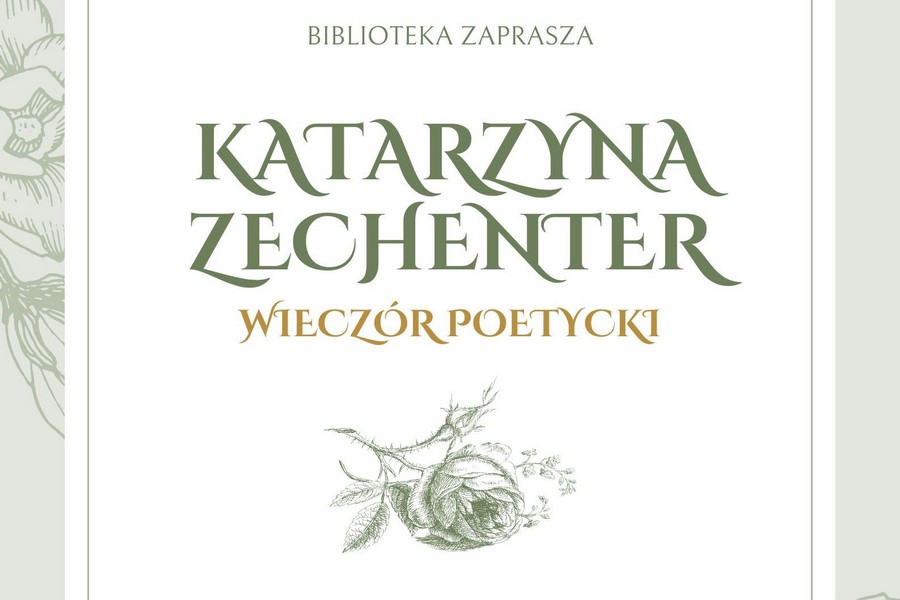 Biblioteka w Bochni. We wtorek wieczór poetycki Katarzyny Zechenter