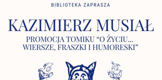 Biblioteka w Bochni. We wtorek wieczór poetycki Kazimierza Musiała