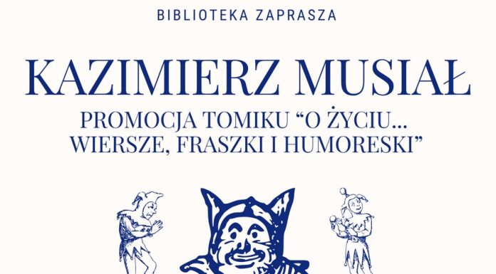 Biblioteka w Bochni. We wtorek wieczór poetycki Kazimierza Musiała