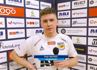 „Najtrudniejszy moment odkąd gram w Bochni”. Piotr Matras dziękuje kibicom za wsparcie dla będącego w kryzysie BSF
