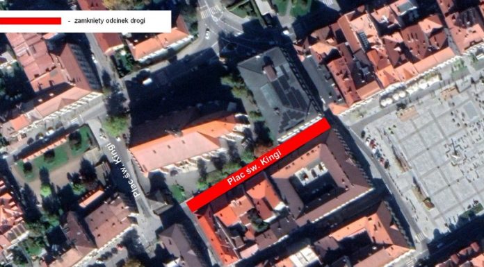 Bochnia. W piątek czasowe zamknięcie fragmentu placu św. Kingi