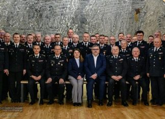 Posiedzenie Zarządu Wojewódzkiego ZOSP RP w Kopalni Soli Bochnia – ZDJĘCIA