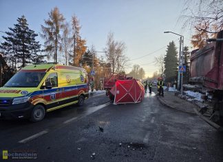 🔴 Śmiertelny wypadek na drodze wojewódzkiej 965 w Nowym Wiśniczu