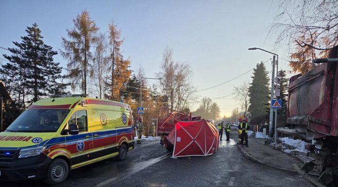🔴 Śmiertelny wypadek na drodze wojewódzkiej 965 w Nowym Wiśniczu – AKTUALIZACJA
