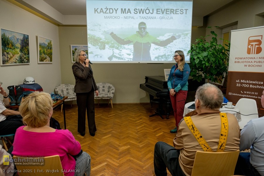 Spotkanie z Olgą Potempą w Bochni. Cztery górskie inspiracje z Nepalu, Gruzji, Maroka i Tanzanii – ZDJĘCIA