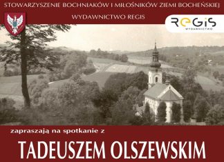 Dom Bochniaków. W piątek spotkanie autorskie z Tadeuszem Olszewskim
