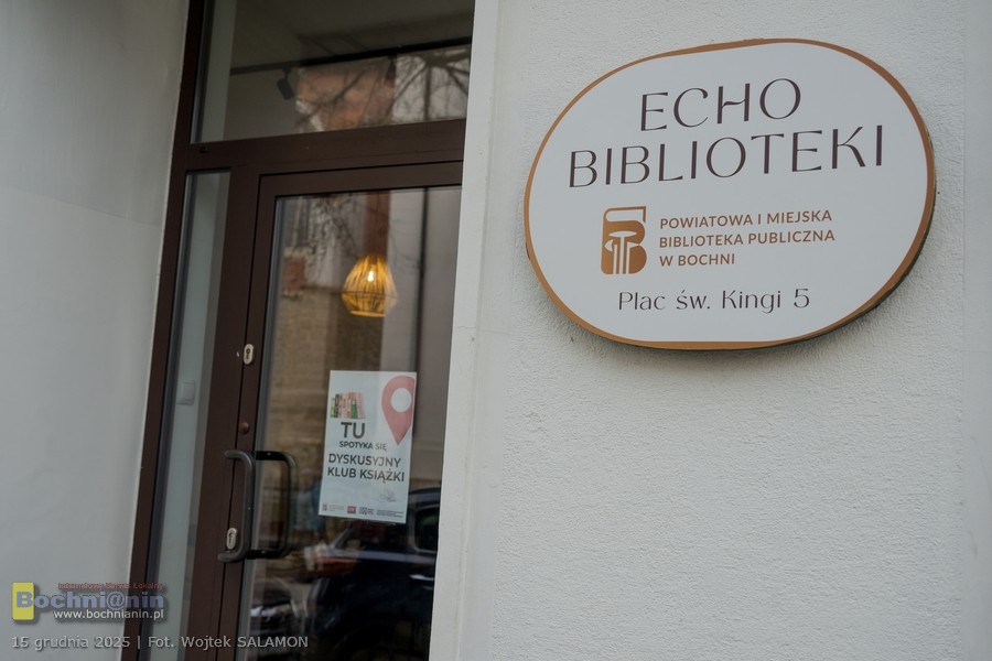 „Echo Biblioteki” otwarte. Nowa przestrzeń spotkań i inspiracji w Bochni – ZDJĘCIA