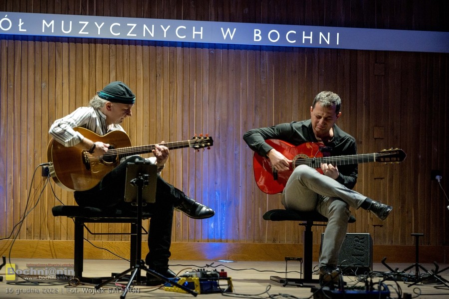Gitarowa klasyka i jazz w Bochni. Koncert duetu Wesely & Domagała – ZDJĘCIA
