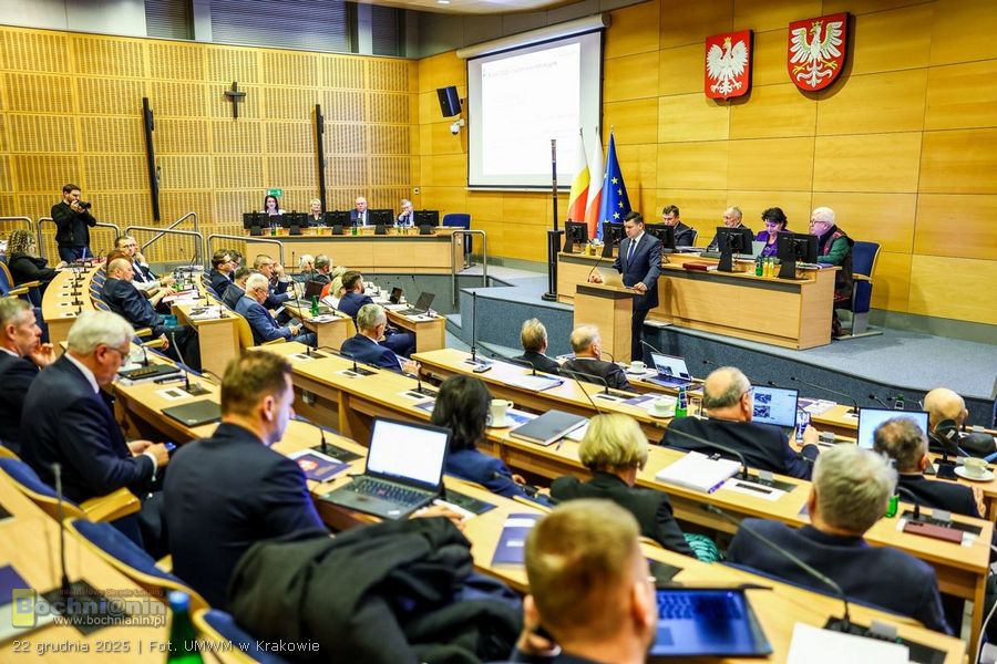 Małopolski sejmik uchwalił budżet: 2 miliardy na inwestycje