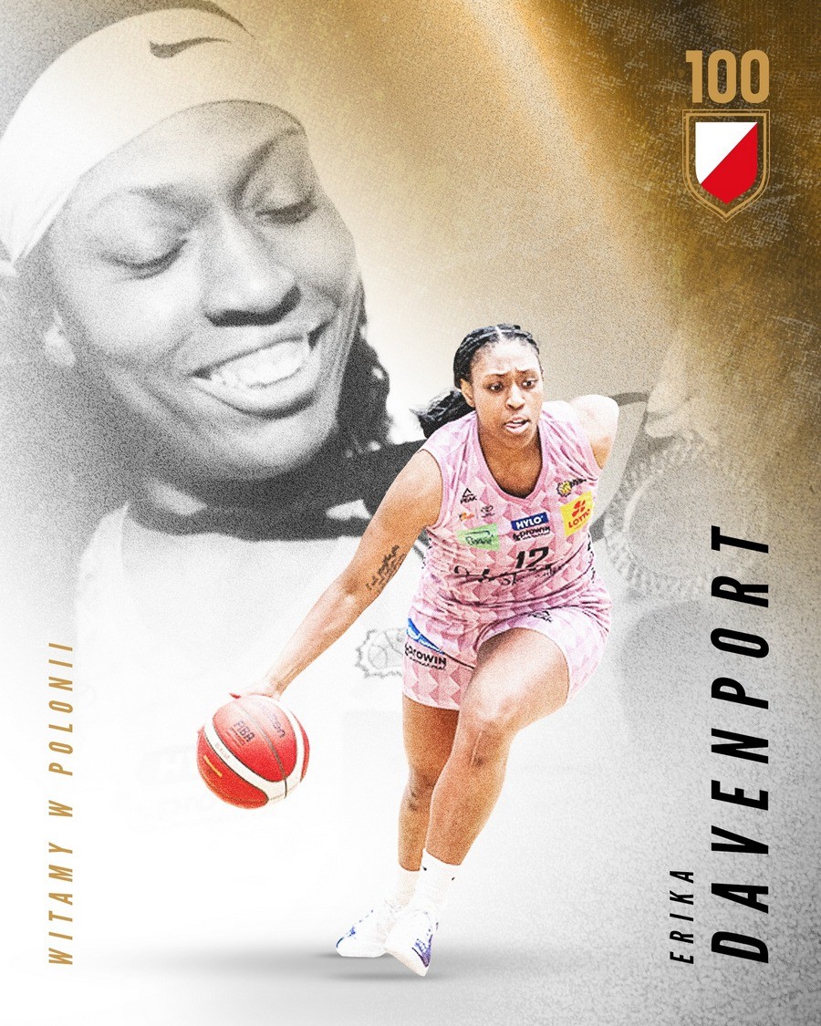 Polonia Warszawa wzmacnia strefę podkoszową. Do zespołu dołącza Erika Davenport – WIDEO