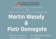 KONCERT. Duet gitarowy Martin Wesely & Piotr Domagała zagra w Bochni