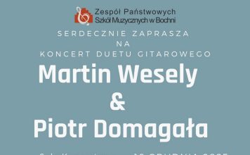 KONCERT. Duet gitarowy Martin Wesely & Piotr Domagała zagra w Bochni