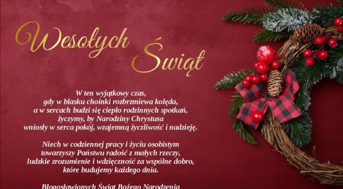 Życzenia od władz Miasta Bochnia