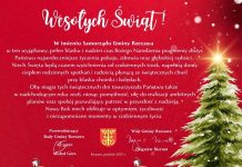 Życzenia od władz Gminy Rzezawa