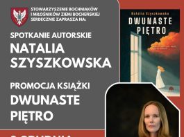 W poniedziałek u „Bochniaków” spotkanie autorskie z Natalią Szyszkowską