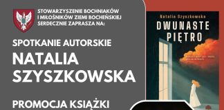 W poniedziałek u „Bochniaków” spotkanie autorskie z Natalią Szyszkowską