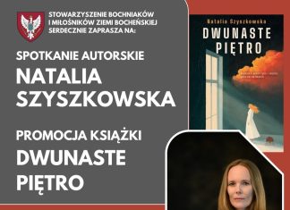 W poniedziałek u „Bochniaków” spotkanie autorskie z Natalią Szyszkowską