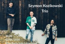 Bochnia Music Sessions. Szymon Kozikowski Trio zagra w kinie Regis