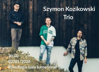 Bochnia Music Sessions. Szymon Kozikowski Trio zagra w kinie Regis