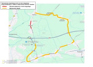 Słomka-Gawłów. Droga powiatowa będzie całkowicie zamknięta