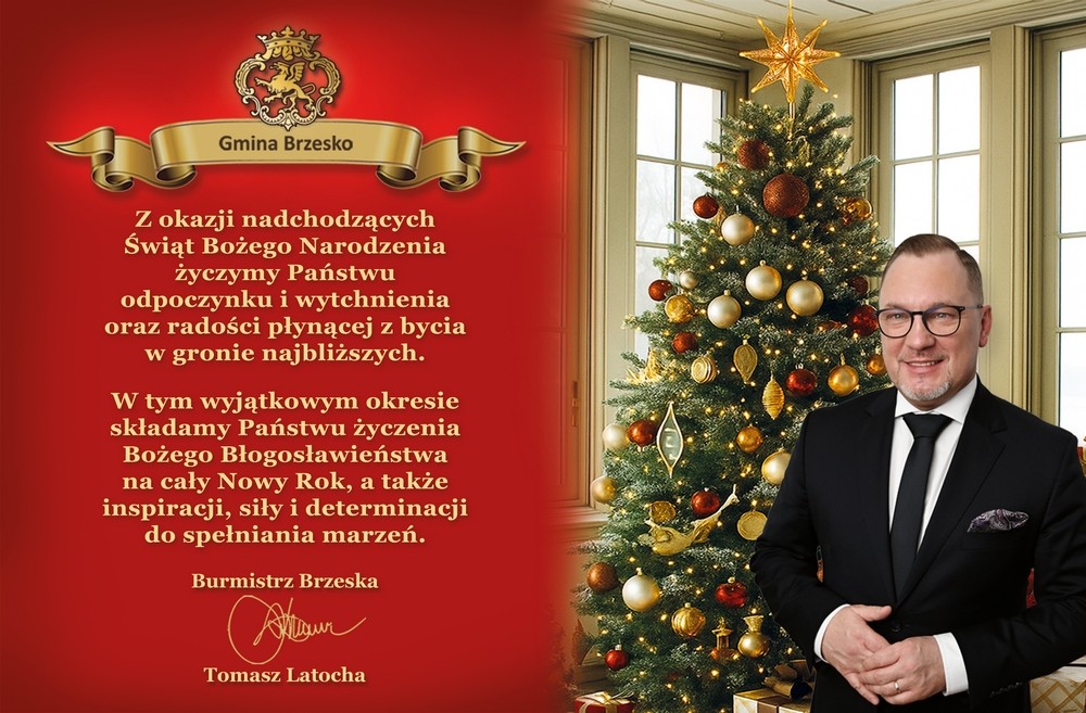 Życzenia od Burmistrza Miasta Brzeska