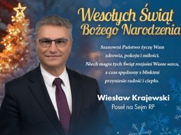Życzenia od posła Wiesława Krajewskiego