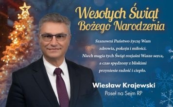 Życzenia od posła Wiesława Krajewskiego