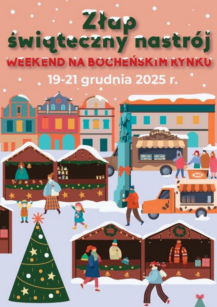 Świąteczny kiermasz na Rynku w Bochni. Trzy dni atrakcji 19-21 grudnia