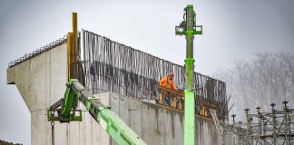 III etap obwodnicy Bochni i budowa mostu na Rabie nabierają kształtów – ZDJĘCIA, WIDEO