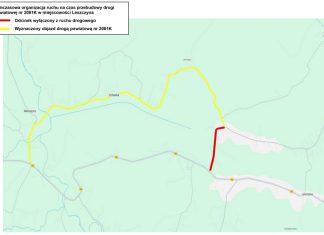 Leszczyna. Do 8 grudnia całkowite zamknięcie drogi powiatowej